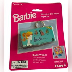 MATTEL Barbie Queen of the Prom Keychain with game